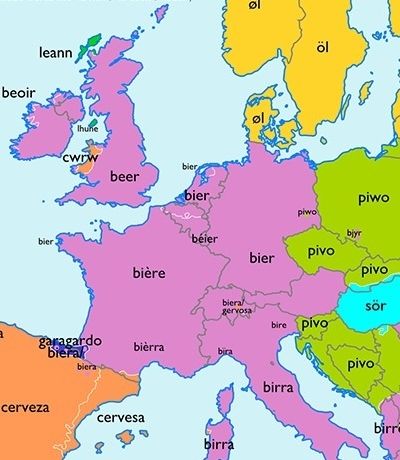 beer eurowords etymology snapshot