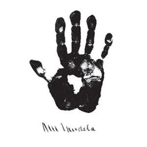 Mandela handprint where gap shows Africa
