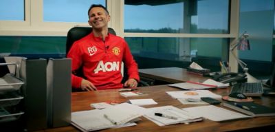 giggs at manager's desk