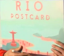 bbc rio postcard for drawing on